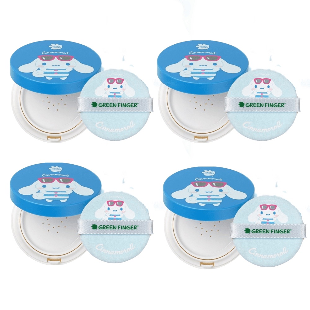 【1+1+1+1】 幼児用 シナモロール 低刺激 屋外遊び ウォッシャブル サンパクト SPF50+ PA++++ 15g