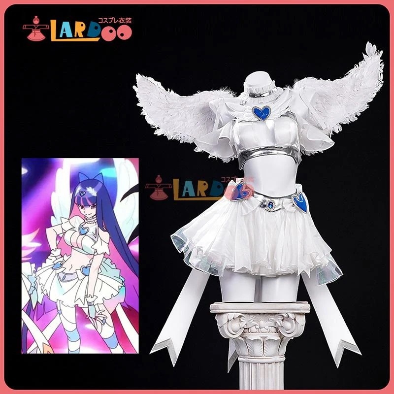 【工場直販 品質保証】 NEW パンティ＆ストッキング with ガーターベルト ストッキング 天使スーツ コスチューム コスプレ衣装