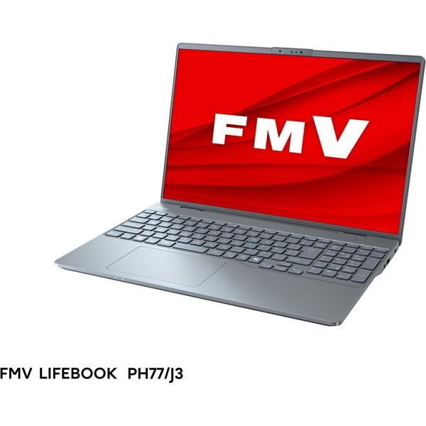 FMVP77J3H ストームグレー FMV LIFEBOOK PH77/J3 ノートパソコン 16型 / Win11 Home / Office搭載