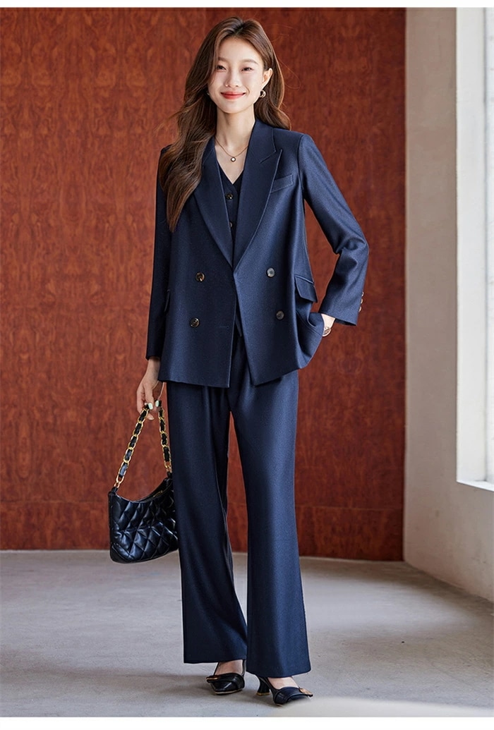 スーツ レディース セットアップ 3点/2点セット パンツスーツ テーラードジャケット&ベスト&ワイドパンツ レディーススーツ ビジネススーツ フォーマルスーツ セレモニースーツ 上下セット 入学式