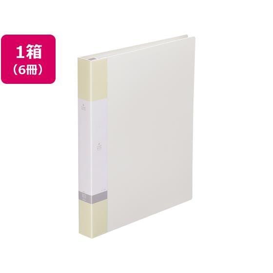 リクエスト クリアーブック差替式A4 30穴 背幅35 白6冊 リヒトラブ G3802-0