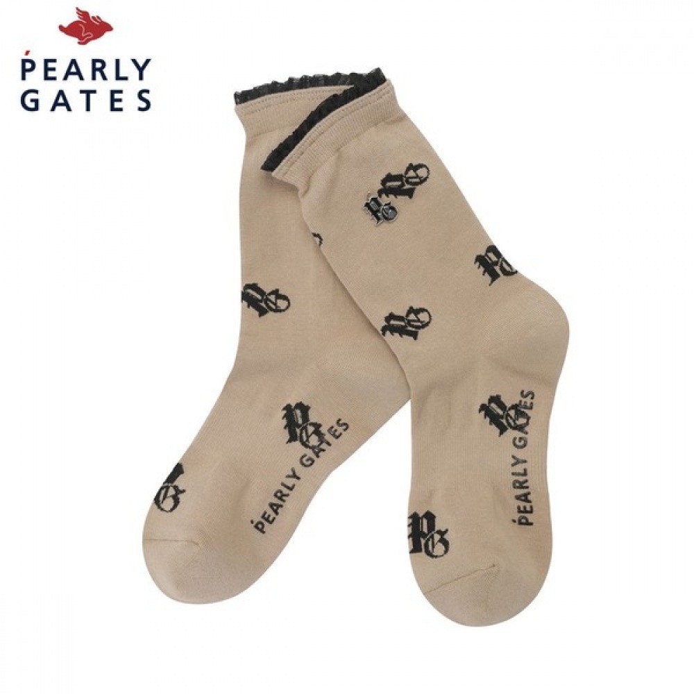 (Paris Gates) レディースレースポイントロゴロングネックソックス