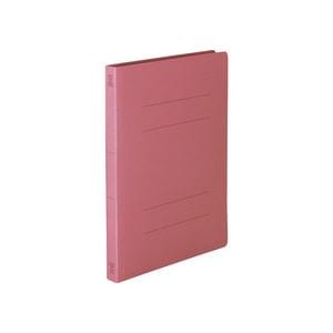 (まとめ)丈夫なフラットファイル バインダー 2穴 HD A4-S ピンク 10冊入 20パック3セット