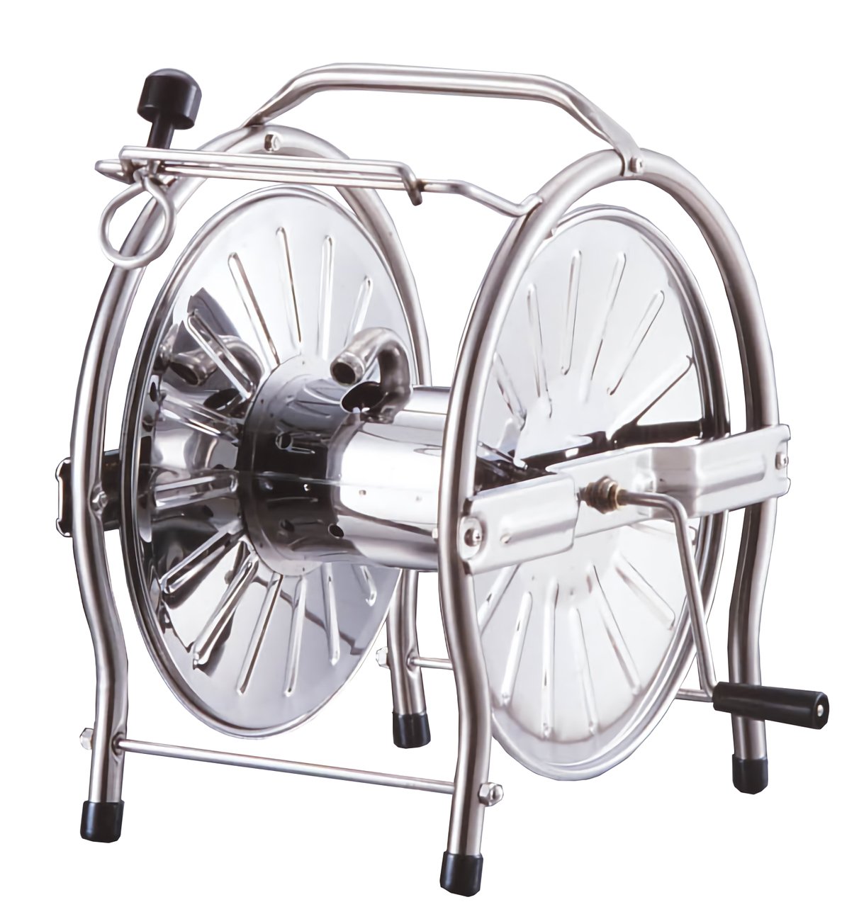 グリーンライフ(GREEN LIFE) ホースリール ステンホースリール 20~25m巻用 内径15ホース用 SH-S