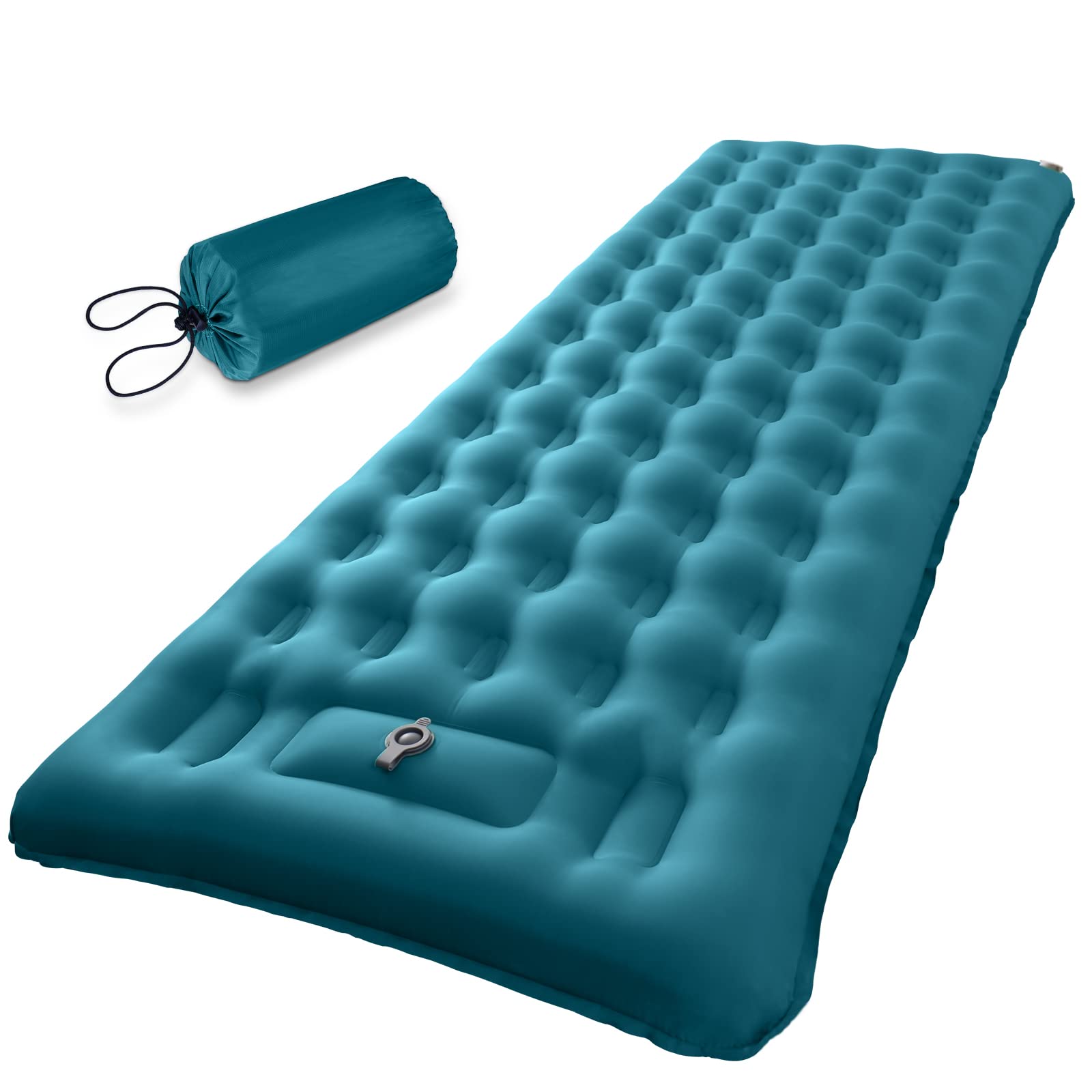 GDREAMT 【厚さ13cm】 エアーマット キャンプ マット 厚手 足踏み式 エアマット アウトドア用エアーマット 寝心地よい 気密性＆耐久性 車中泊マット コンパクト 持ち運び便利 災害マット