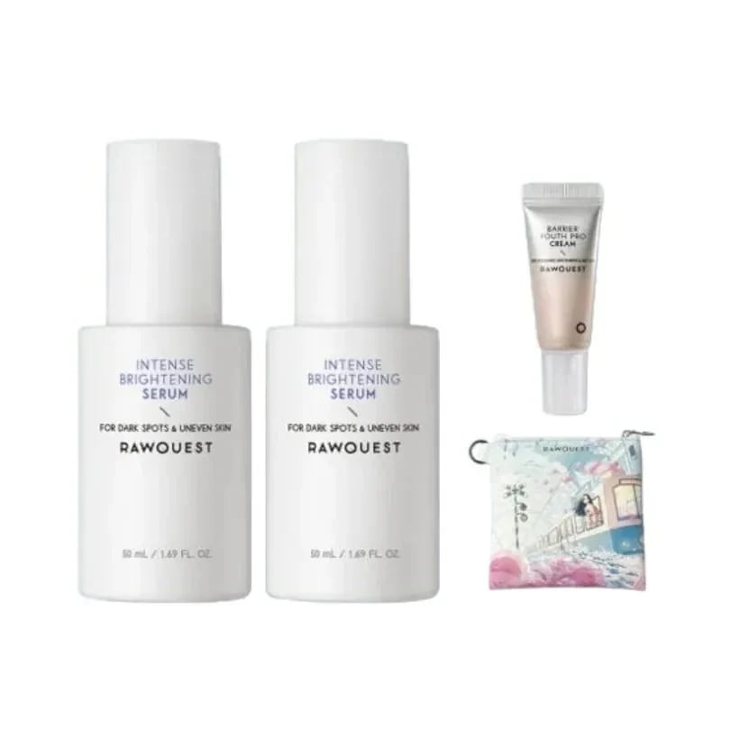 [25SS/New]インテンスブライトニングセラム50ml+50ml(+TOTIポーチ+ユースプロバリアクリーム7ml贈呈)