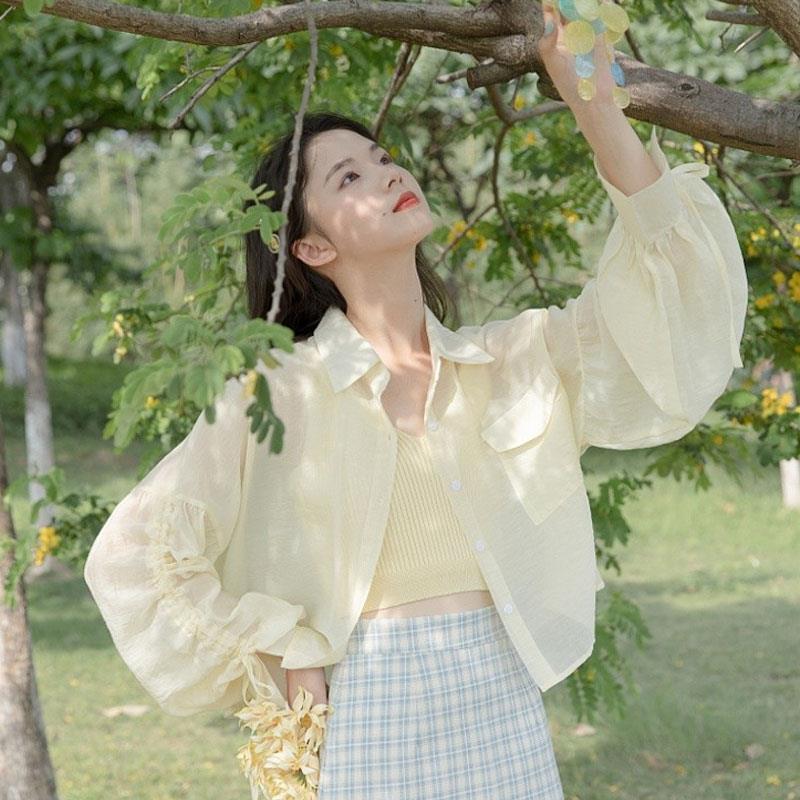 【20点セット】7月の新作特典薄手シャツブラウスカーディガンUVカット日焼け止めレディース冷房対策シースルートップス紫外線対策ショート丈値下げセール