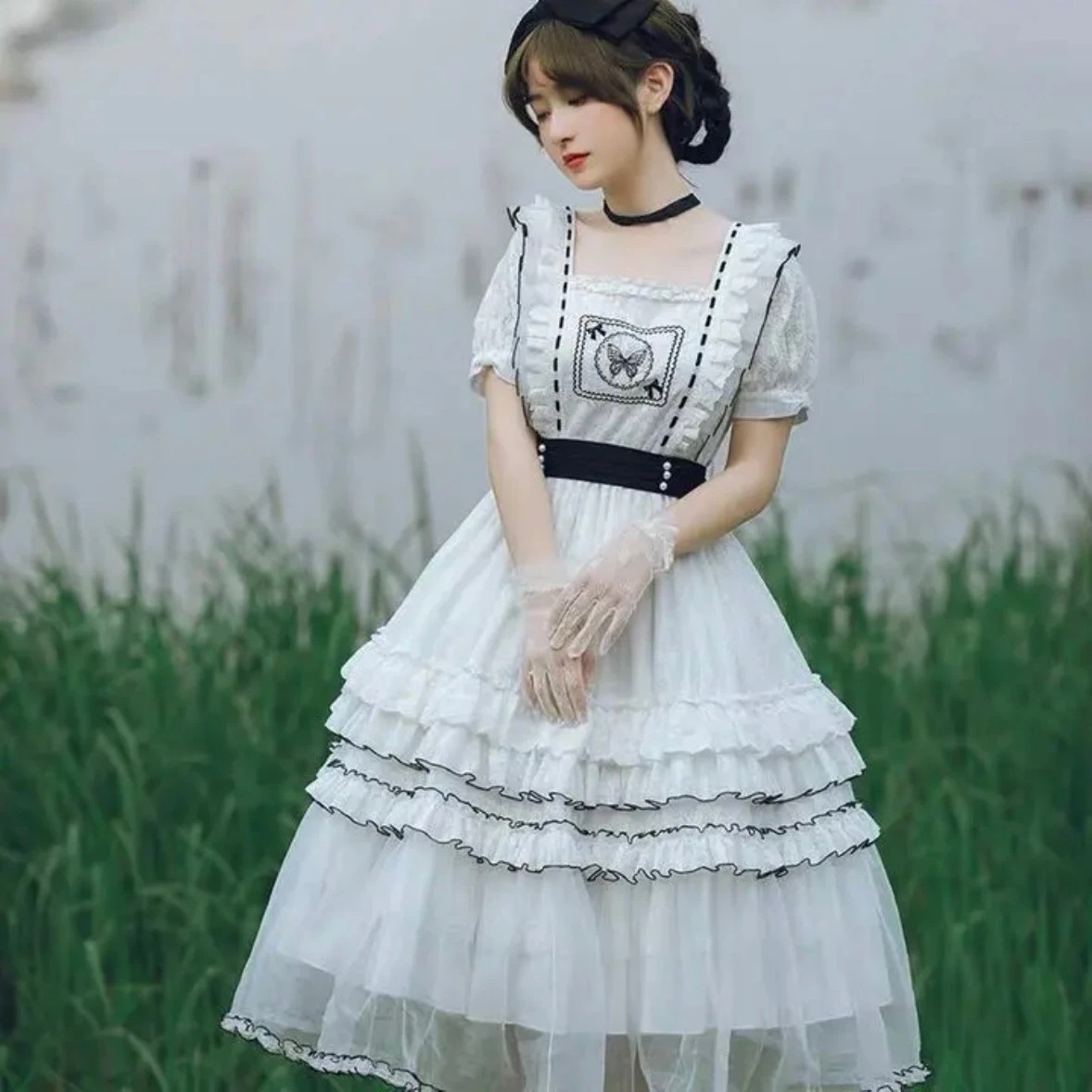 リータワンピース可愛い 二次元かわいい新作公主 かわいい ロリ学園祭 A63