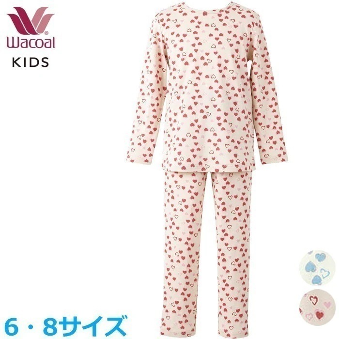 Wacoal キッズパジャマ (6サイズ 8サイズ)女児パジャマ 女の子フェアリーティアラ 入園準備 入学準備 CTR137 【F】