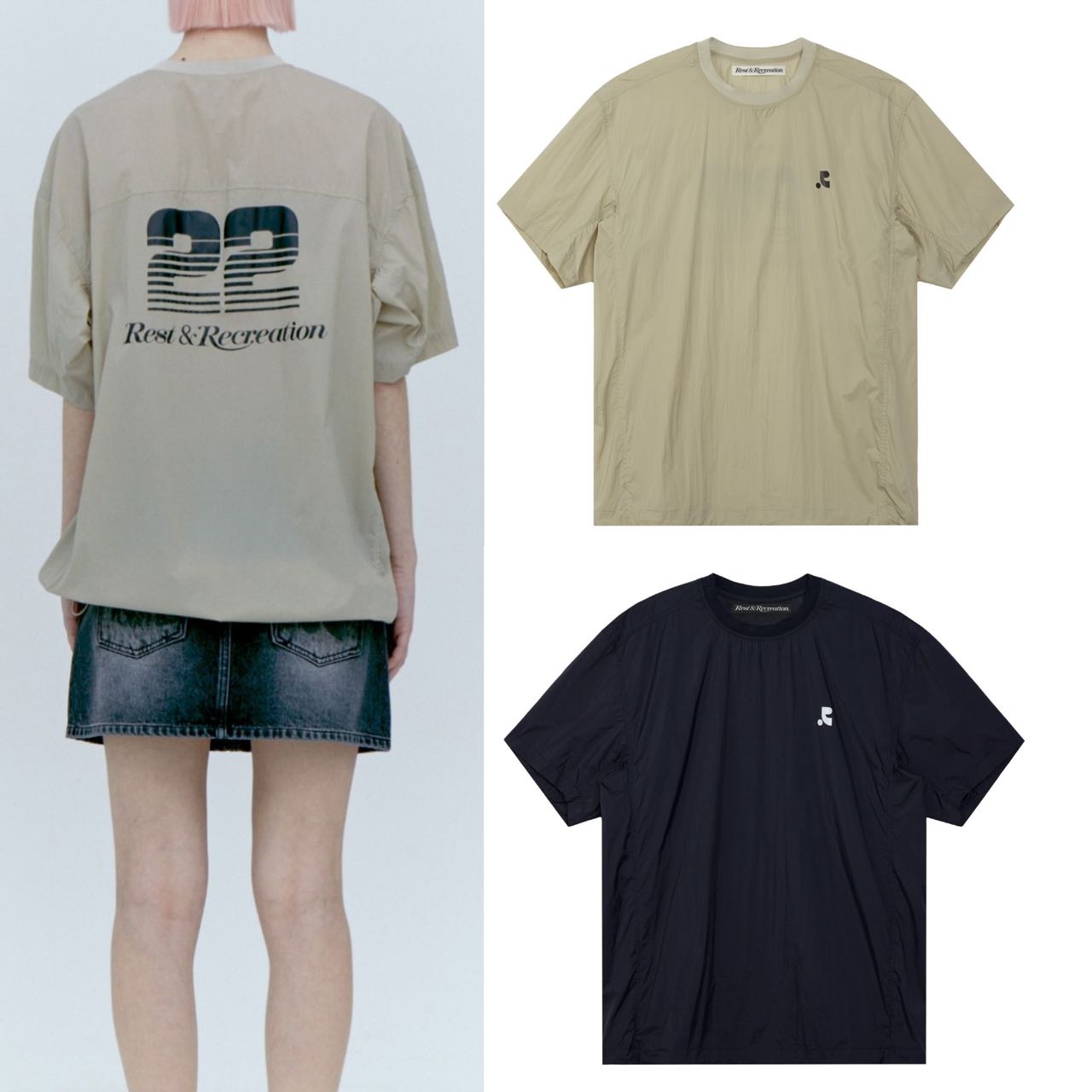 NYLON CREWNECK T-SHIRT 14,022円