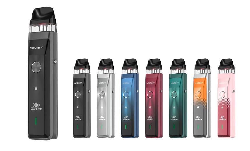 ベパレッソ XROS PRO ポッド キット ヴァポレッソ OLED＆スライドロック搭載 プロ仕様ポッドキット 1200mAh 3ml VAPE (ベイプバンドセット) (Black)