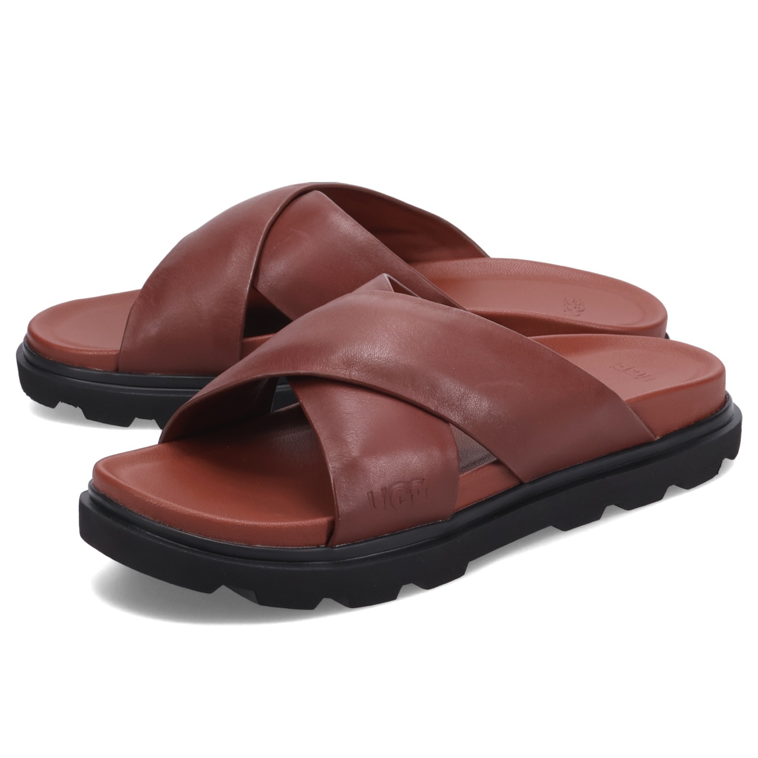 スライドサンダル メンズ CAPITOLA CROSS ブラウン 1153076