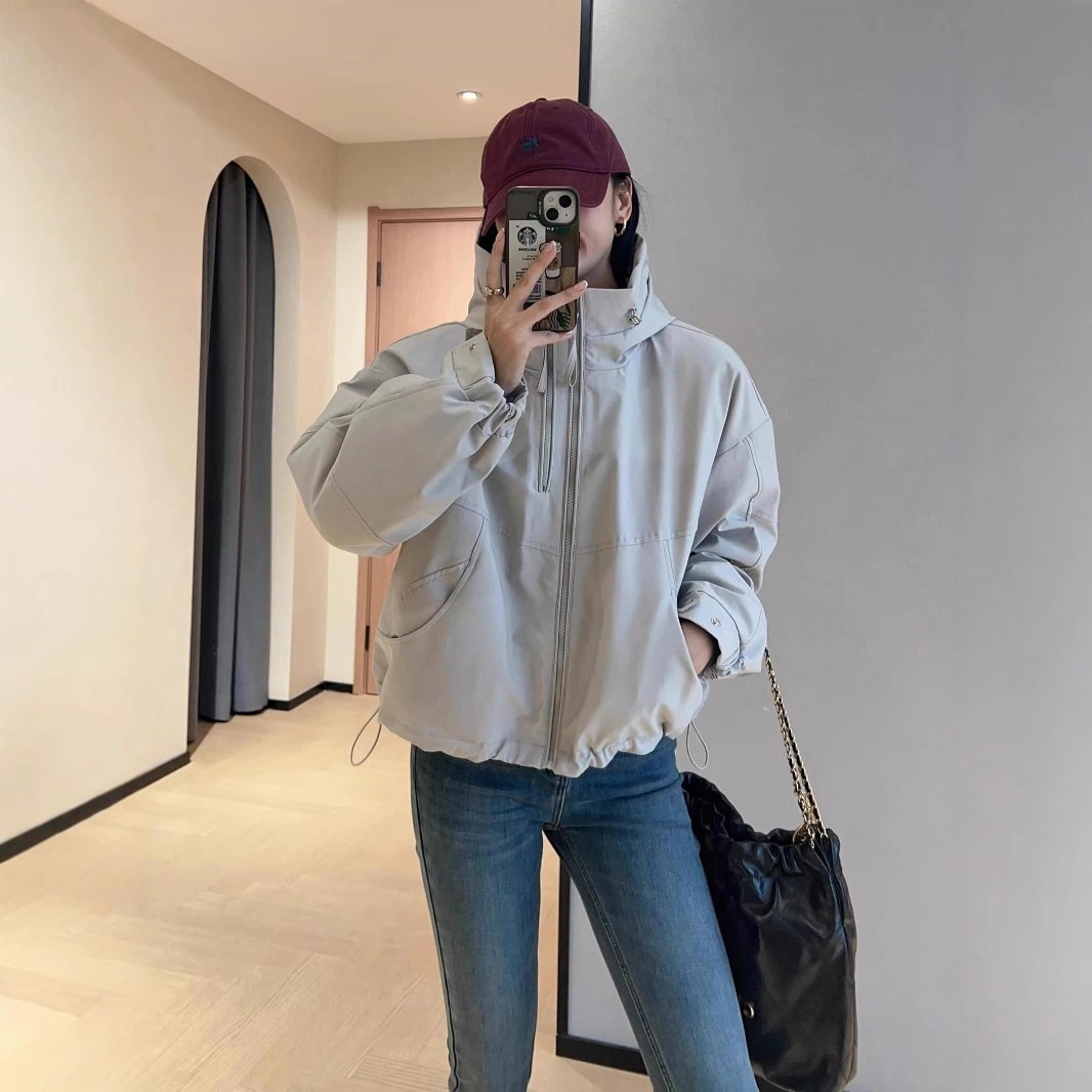 マウンテンスタイル 90 ホワイトダックダウン スリープルーフ フード付きジャケット ダウンジャケット 厚手ジャケット レディース 2025冬 F110109