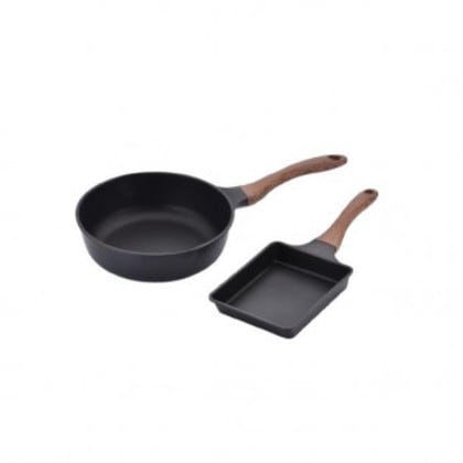 エヌトーン IH対応玉子焼＆深型両口フライパン24cm MB-1225 1034118