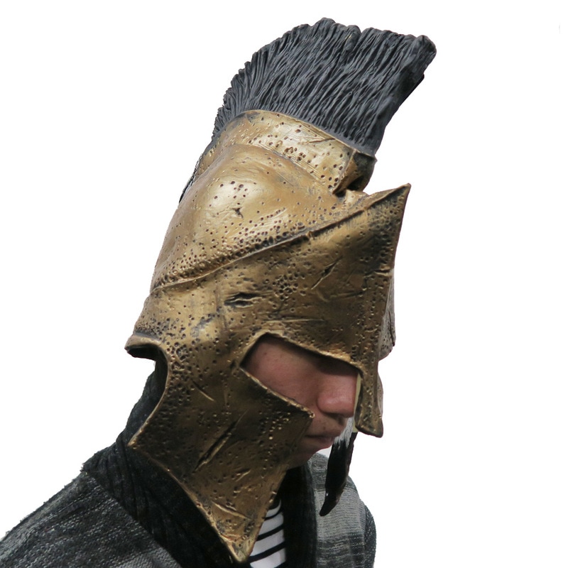 コスプレ 仮装 DXレオニダスヘルメット 【 コスプレ 衣装 ハロウィン パーティーグッズ かぶりもの レプリカ ヘルメット おもちゃ ハロウィン 衣装 戦士 変装グッズ 仮装用 プチ仮装 玩具 防具