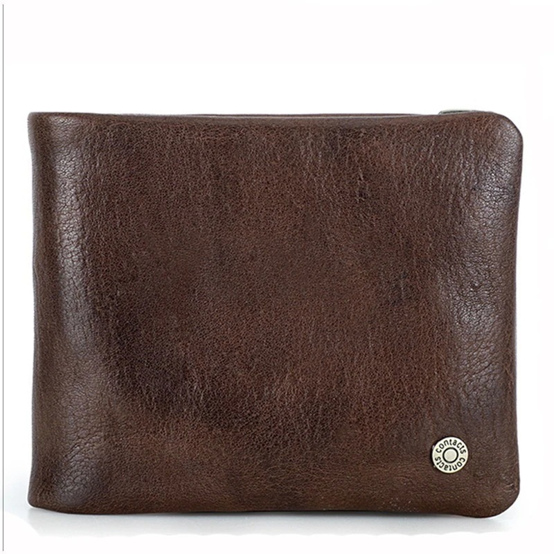 メンズ財布防塵財布二つ折り財布レトロ二つ折り（財布）