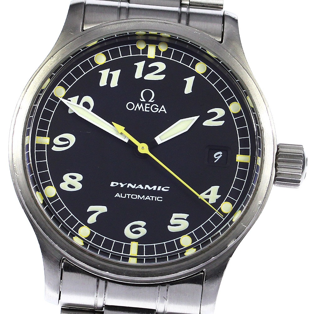 オメガ OMEGA 5200.50 ダイナミック デイト 自動巻き メンズ 保証書付き_779096【中古】