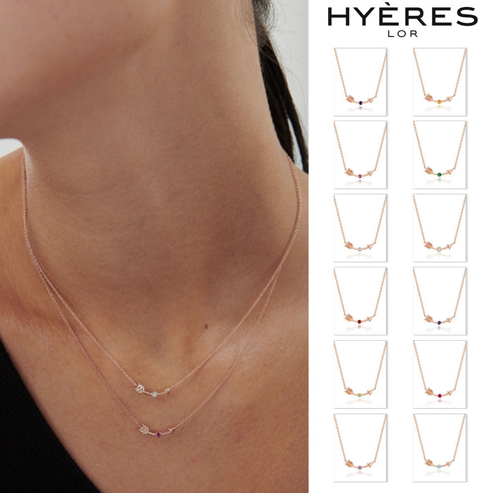 [HYERES LOR] Cupid Zodiac 14K Necklace (P)