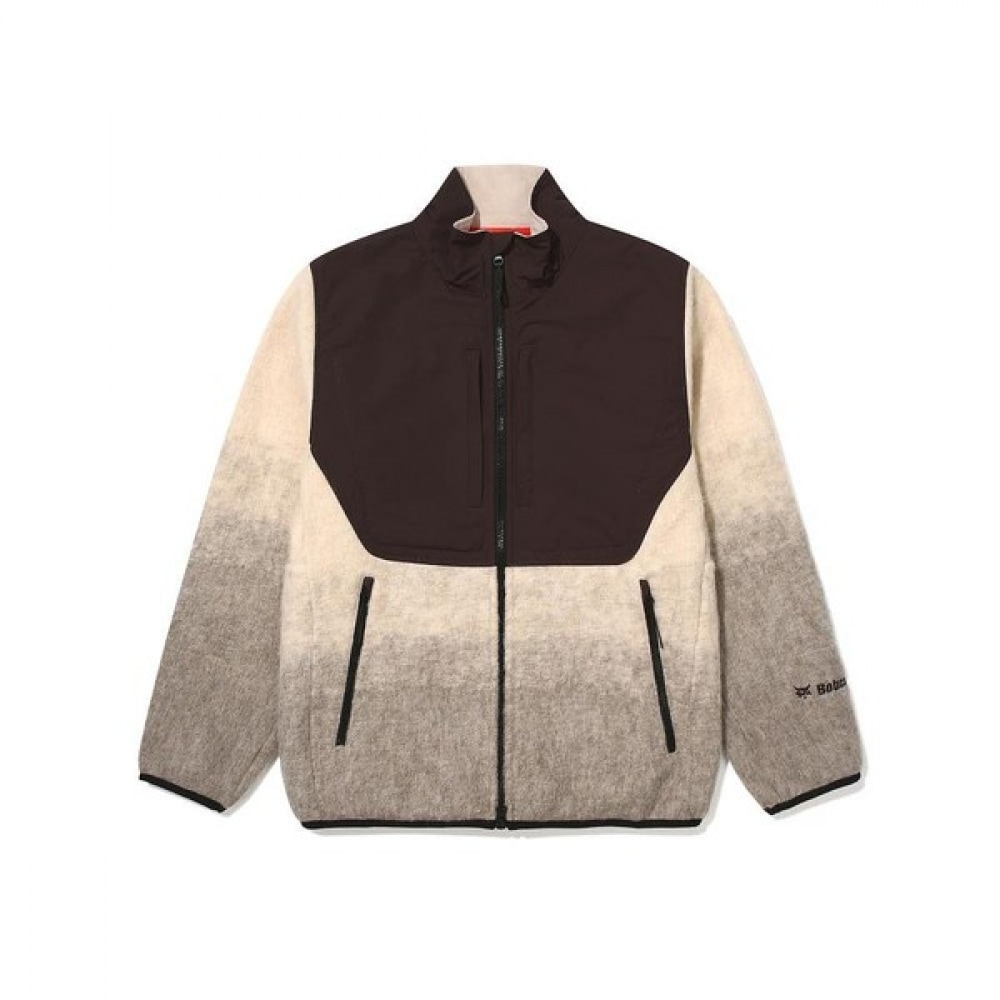 [Bobcat] ハイネックオンブルジップジャケット