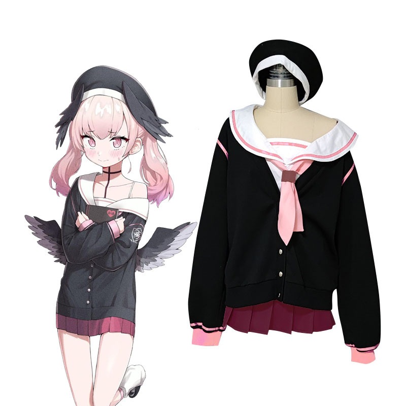 ブルーファイルズコスプレ衣装夏江小ジャケットセーラーコスプレアニメ衣装スーツ女性二次元ハロウィン