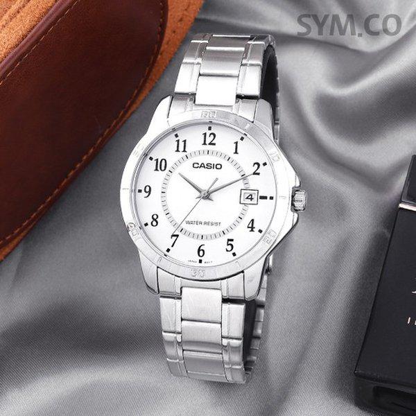 MTP-V004D-7B ダイバールック アウトドア アナログ カジュアル メンズ メタル 時計 d