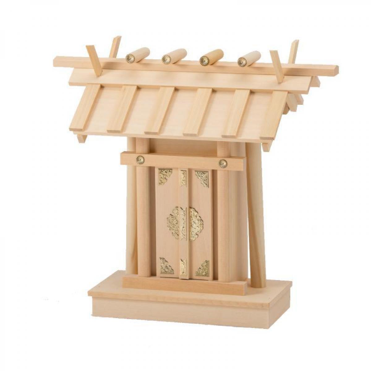 静岡木工 神棚の里 板葺き一社 神棚 日本製 木曽ひのき