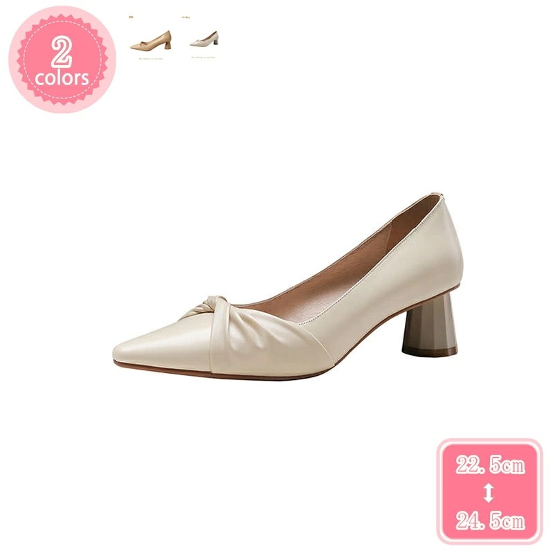500円OFFクーポン 春夏 パンプス シューズ レディース靴 ミドルヒール 4.5cmヒール ポインテッドトゥ オフィス ビジネス シンプル 無地 通勤 歩きやすい 靴 婦人靴 滑り止め スリッポン