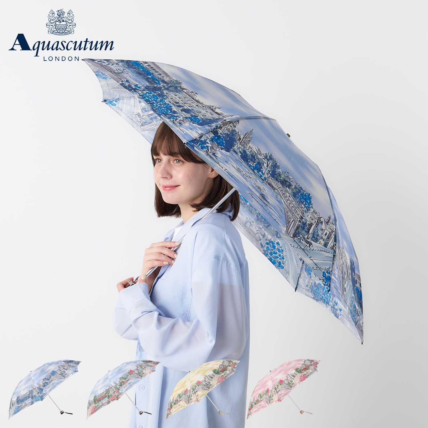 折りたたみ傘 雨傘 レディース 軽量 日本製 ネイビー サックス イエロー ピンク 1AQ 17790 13,200円