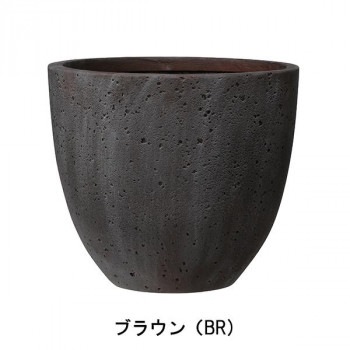 グリーンポット 植木鉢 ロッカー ラウンド ブラウン 33cm AN-RR3329BR