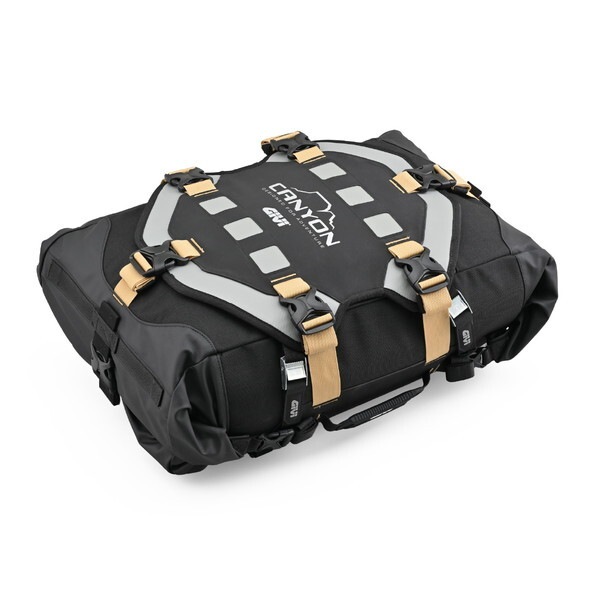 D63450 GIVI(ジビ) バイク シートバッグ 防水 45L CANYONシリーズ GRT726 ブラック