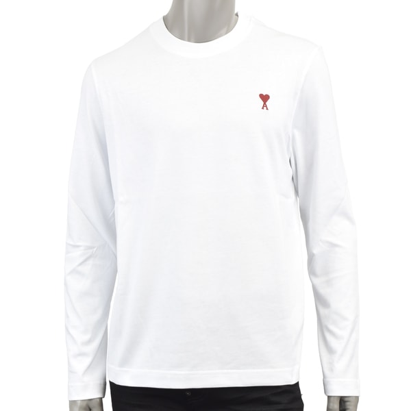 AMI Alexandre Mattiussi アミ アレクサンドロ マテュッシ AMI DE COEUR L/S T-SHIRT/長袖Tシャツ ロンT/UTS205 726 100