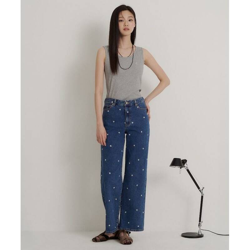 BEANPOLE LADIES ペイズリープリントデニム ネイビー (BF6421C88R) BF6421C88R 406169