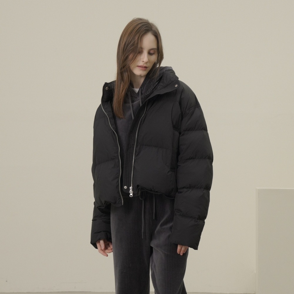 ACUD パファーダウンジャンパー _ブラック