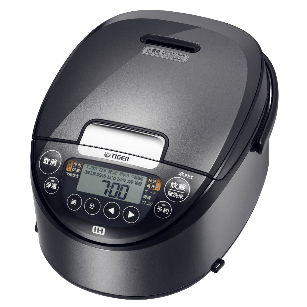 タイガー魔法瓶 IHジャー炊飯器 炊きたて ダークグレー 炊飯器 すいはんき 美味しく炊ける 1升 家族向け