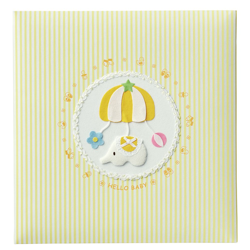 フエルアルバム 誕生用 L プラコート台紙 トイモービル イエロー ア-LB-300-Yメモリアル・記念品