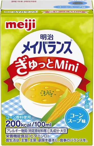 メイバランスぎゅっとミニ コーンスープ味 100ML×24本【ケース】 明治