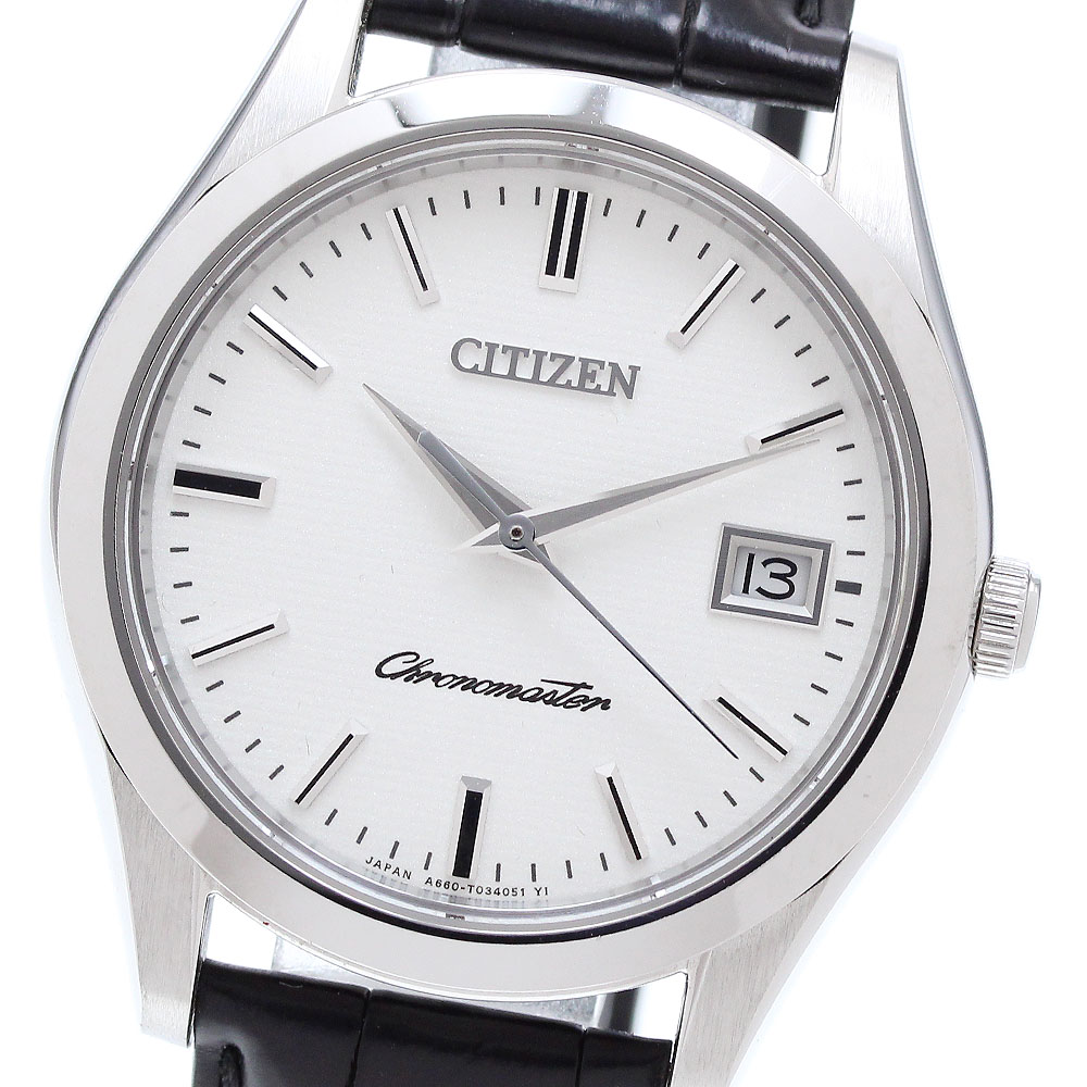 シチズン CITIZEN AB9000-01A A660-T022308 ザ・シチズン デイト クォーツ メンズ 良品 箱・保証書付き_907574【中古】