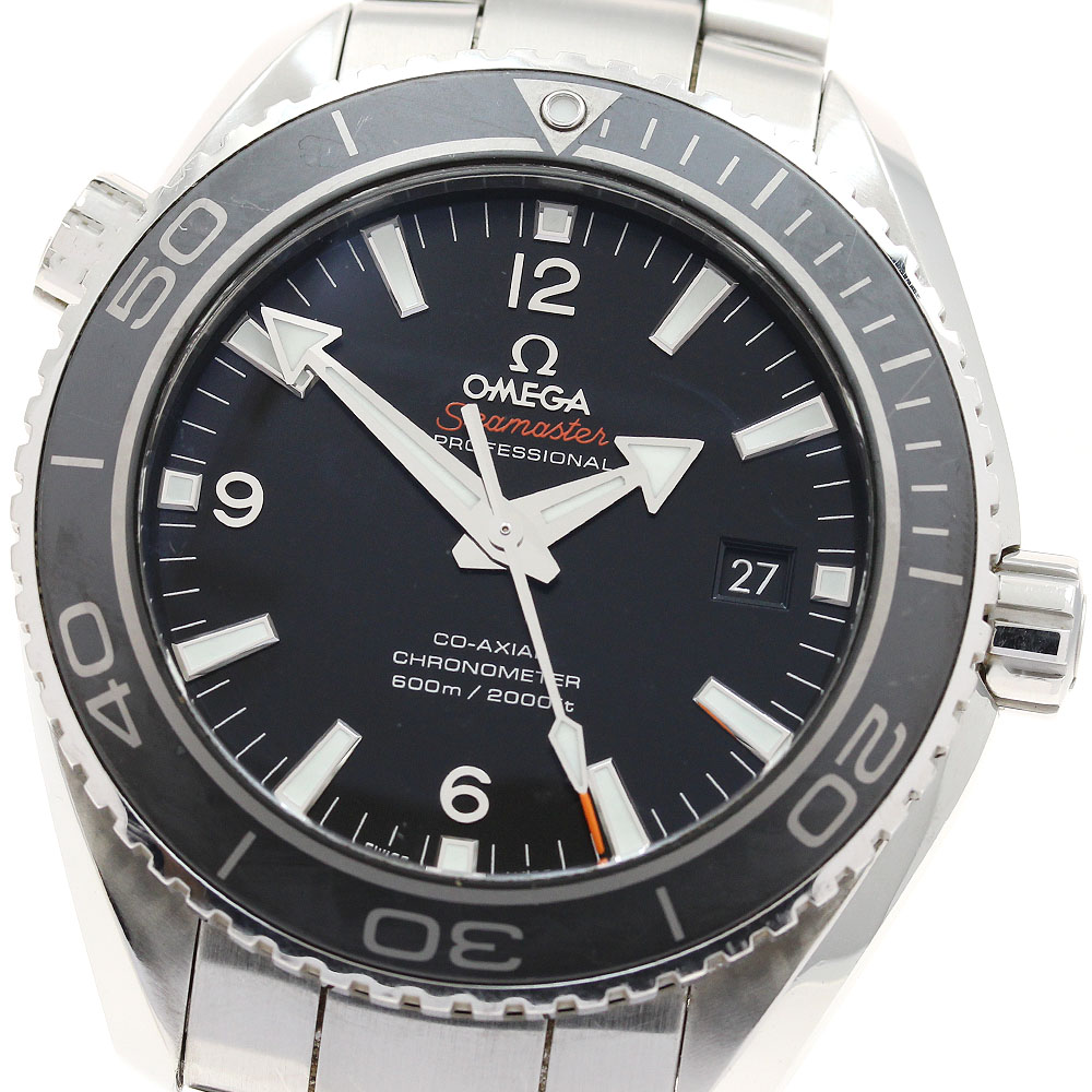 オメガ OMEGA 232.30.46.21.01.001 シーマスター プラネットオーシャン デイト 自動巻き メンズ 保証書付き_887910【中古】