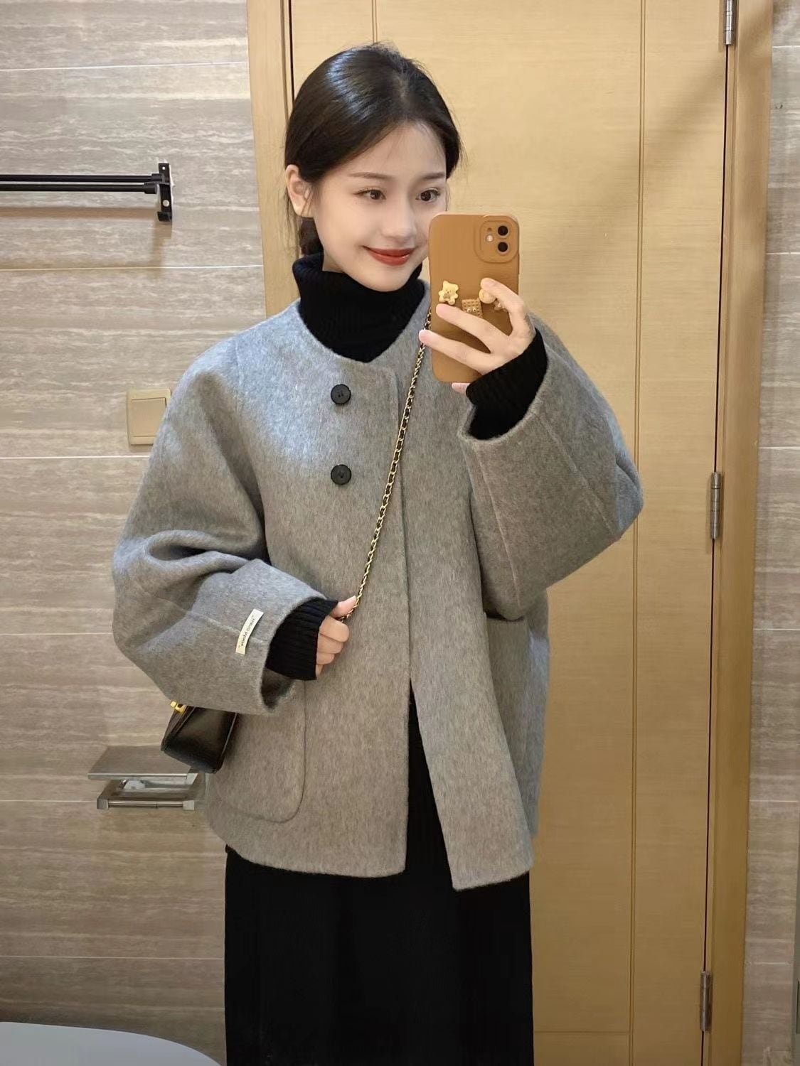 上着 アウター アウター ]本日の商品韓国版ツイードコート ジャケット コート レディース [高质量 コート ジャケット 25新作レトロフレンチコート