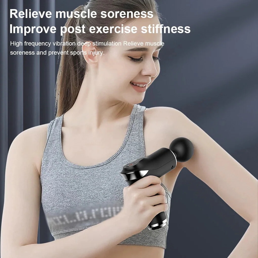 深さの健康とリラックス 新品マッサージ器 全身ケア 4つのヘッド 用の5つのスポーツヘッドを備えた電気電動マッサージ器