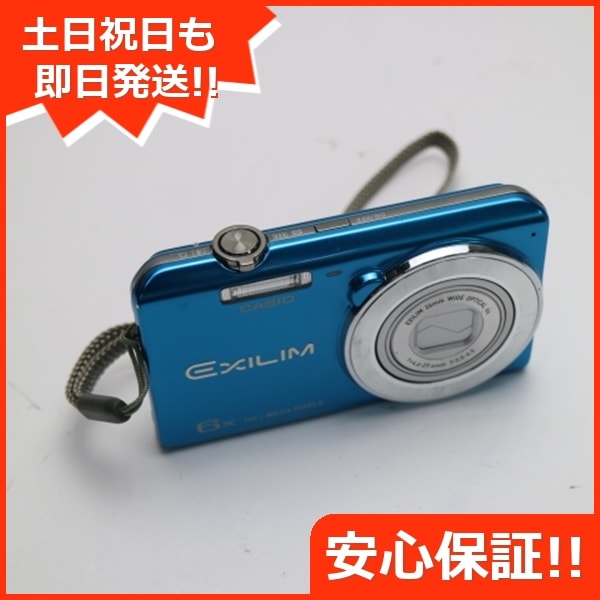 美品 EX-ZS25 EXILIM ブルー デジカメ CASIO 99