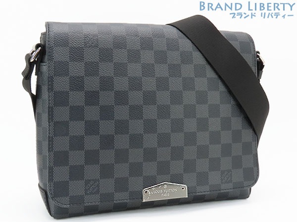 新古品ルイヴィトンダミエグラフィットディストリクトPMNV2斜め掛けショルダーバッグメッセンジャーバッグN40349
