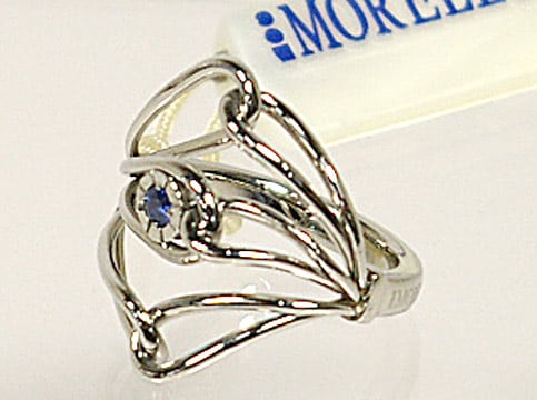 1714 #14 ANELLO 1PONT SAPPHIRE RING