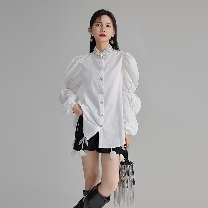 【Gorge.Fashion】 春 ロングブラウス フリル 体型カバー チュニック レディース シャツパーティドレス 成人式 二次会 ドレス 結婚式 ワンピース 同窓会 ドレス 2025福袋