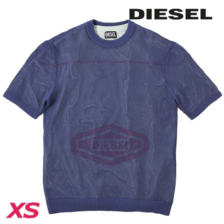 半袖Tシャツ カットソー メンズ K-RAPIDS メッシュニットレイヤード クルーネック die-m-t-f4-23e