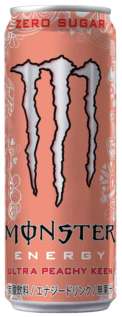 他サイト： アサヒ飲料 モンスター ウルトラ ピーチーキーン 355ml×24本 [エナジードリンク] [0カロリー]の商品画像