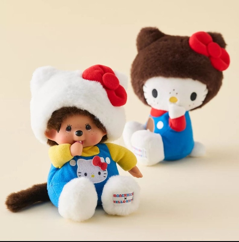 モンチチ×ハローキティ人形Sサイズコラボセット20cm