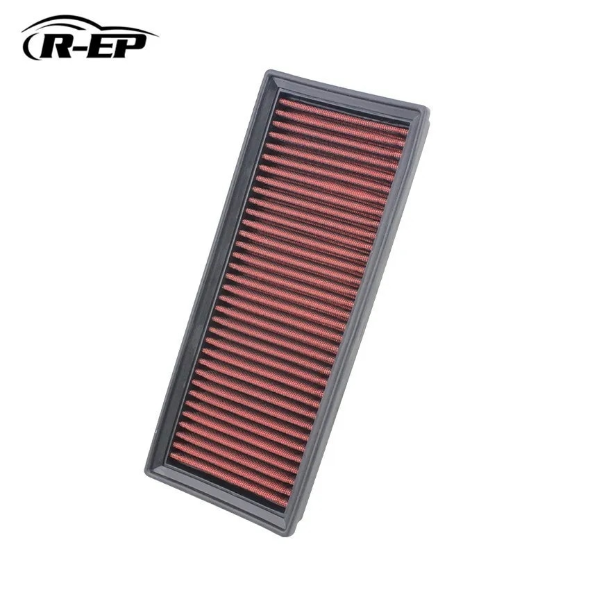 R-EP 交換用エアフィルター オーディ A5 クワトロ Q5 A4 オールロード 2.0 1.8 ハイフロー OEM 8KO-133-843E 洗浄可能 輸入品