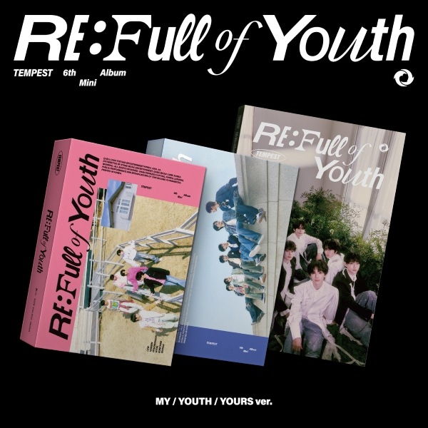 [未開封新品] [セット] (TEMPEST) - ミニ6集 [RE: Full of Youth] (MY ver.) (YOUTH ver.) (YOURS ver.)