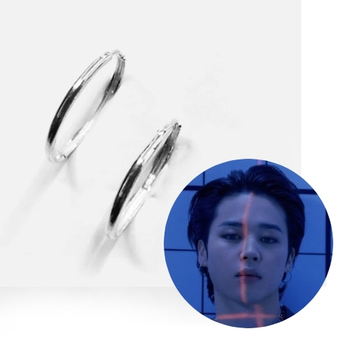 [BTSジミン着用] City Soul Earringシルバー